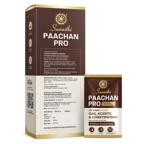 Suwasthi Paachan Pro - 60 Sachets